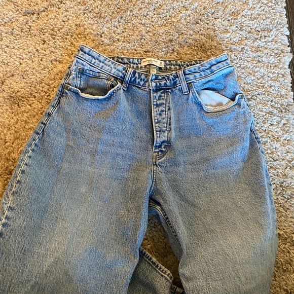 Abercrombie & Fitch Women's High Rise Jeans - Blue - Picture 2 of 5